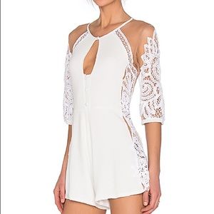 For Love & Lemons Valentina Romper